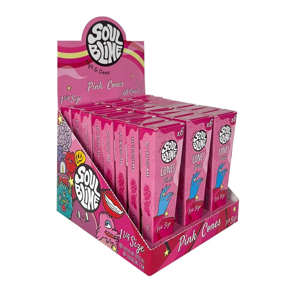 Conos Pre Enrolados 1 1/4 Pink - Soulblime