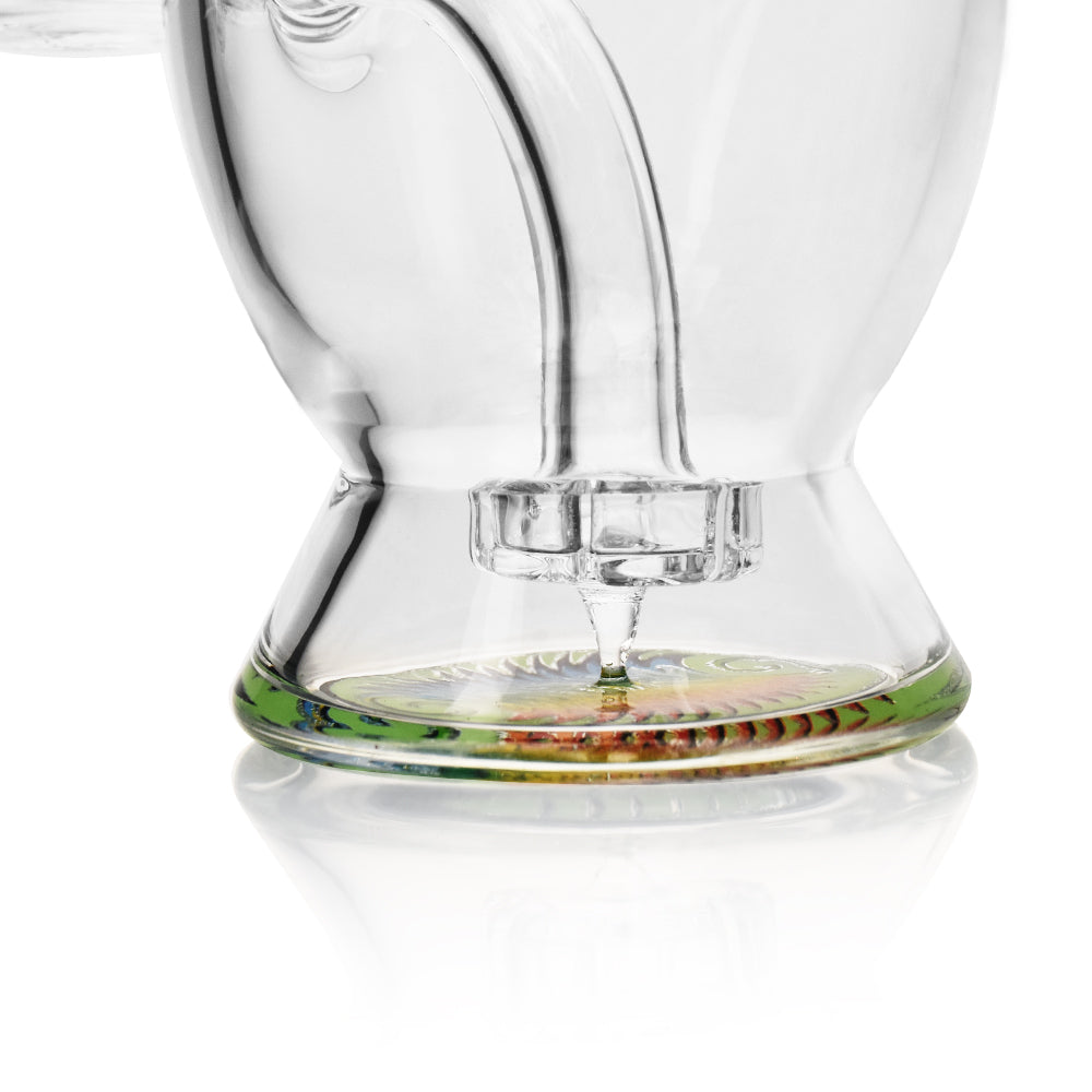 Bong Wax Set Bubble Rig + Banger + Carb Cap Teal - Calvoglass