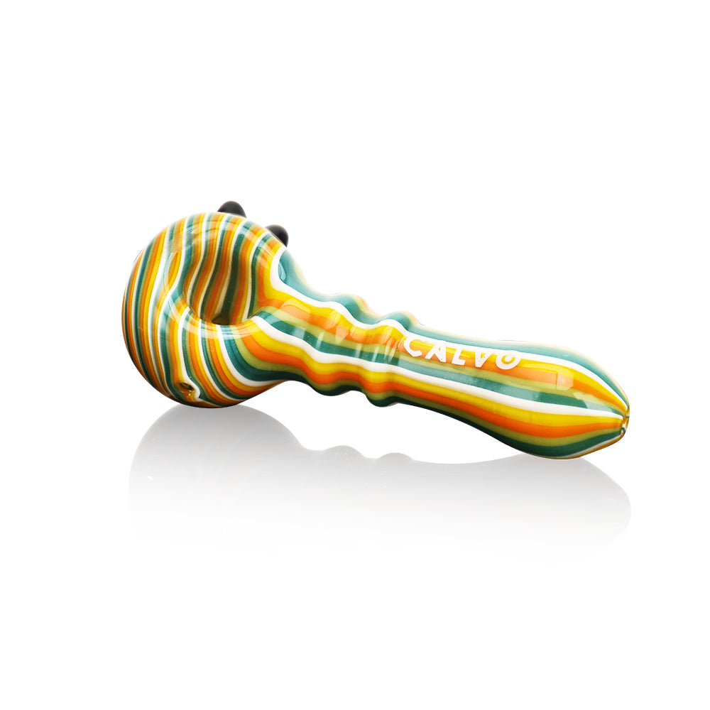 Pipa Circles Spoon Yellow 11cm Calvo Glass