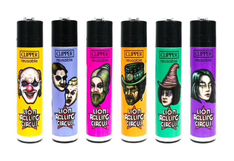 Encendedor Clipper Lion Rolling Circus