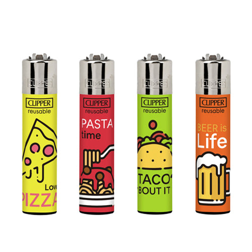Encendedor Clipper Famous Food