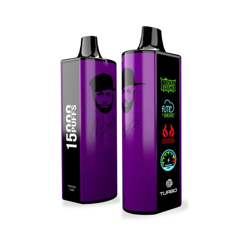 Vape Fume Nicky Jam 15.000 Puffs 0% Nic Fantasia Fume (Grape Kiwi)