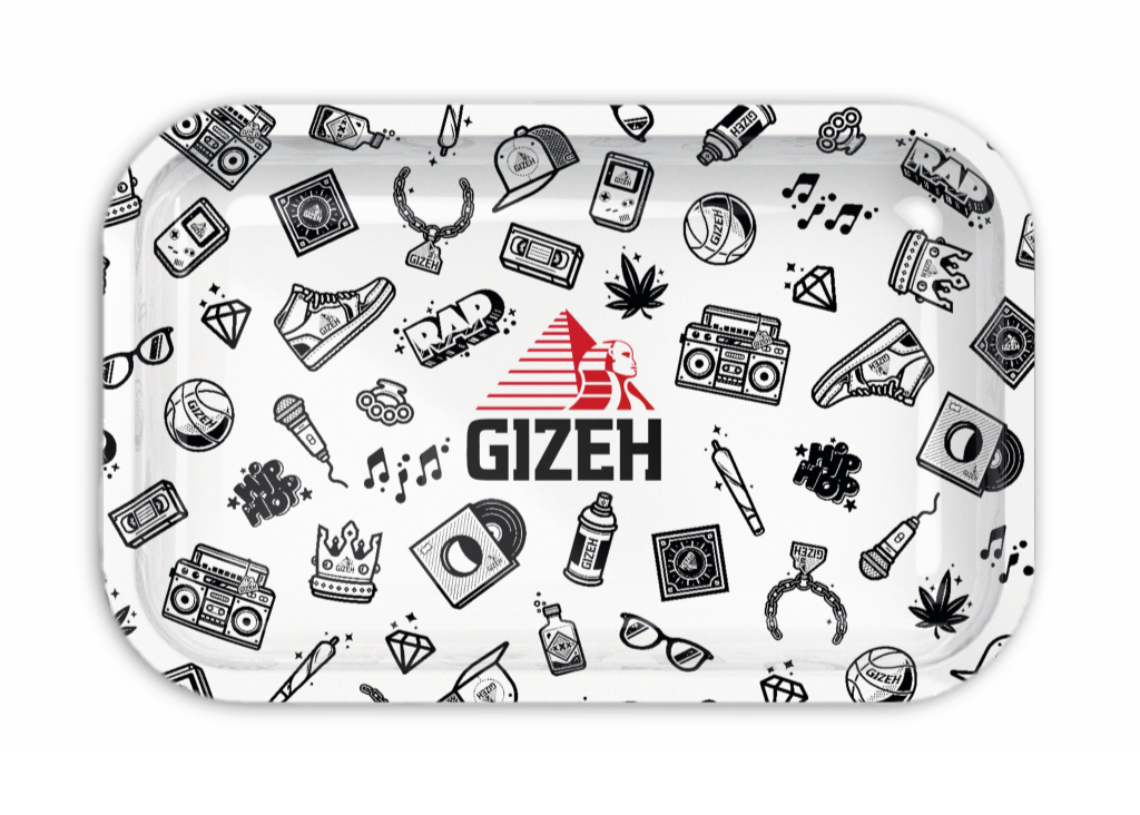 Bandeja Metalica Mediana Blanca Music Gizeh