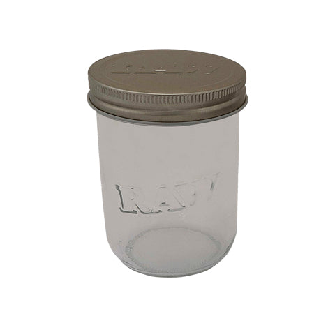 Contenedor Mason Jar Cristal 16oz - RAW
