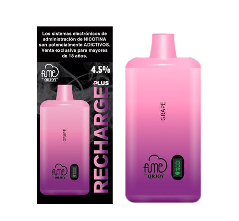 Vape Fume 10.000 Puff Recharge Plus 4,5% Nic Grape