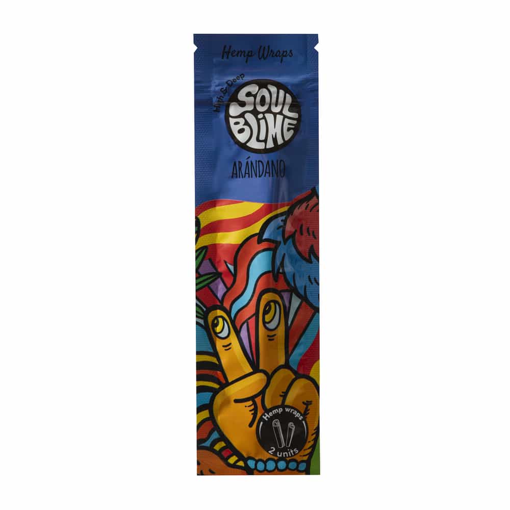 Blunt Hemp Wrap x2 Sabor Arandano + Regalo - Soulblime