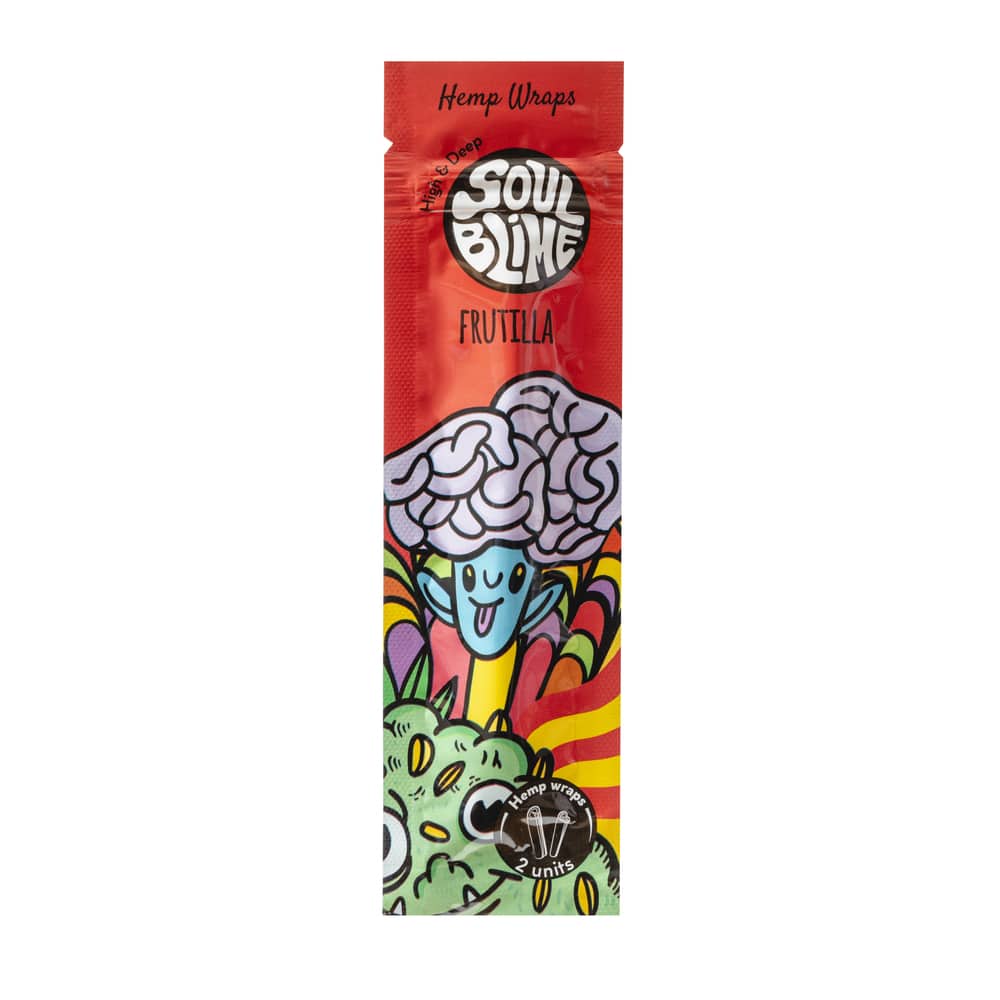 Blunt Hemp Wrap x2 Sabor Frutilla + Regalo - Soulblime