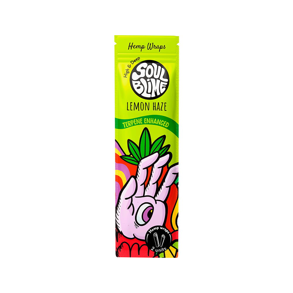 Blunt Hemp Wrap x2 Sabor Lemon Haze - Soulblime