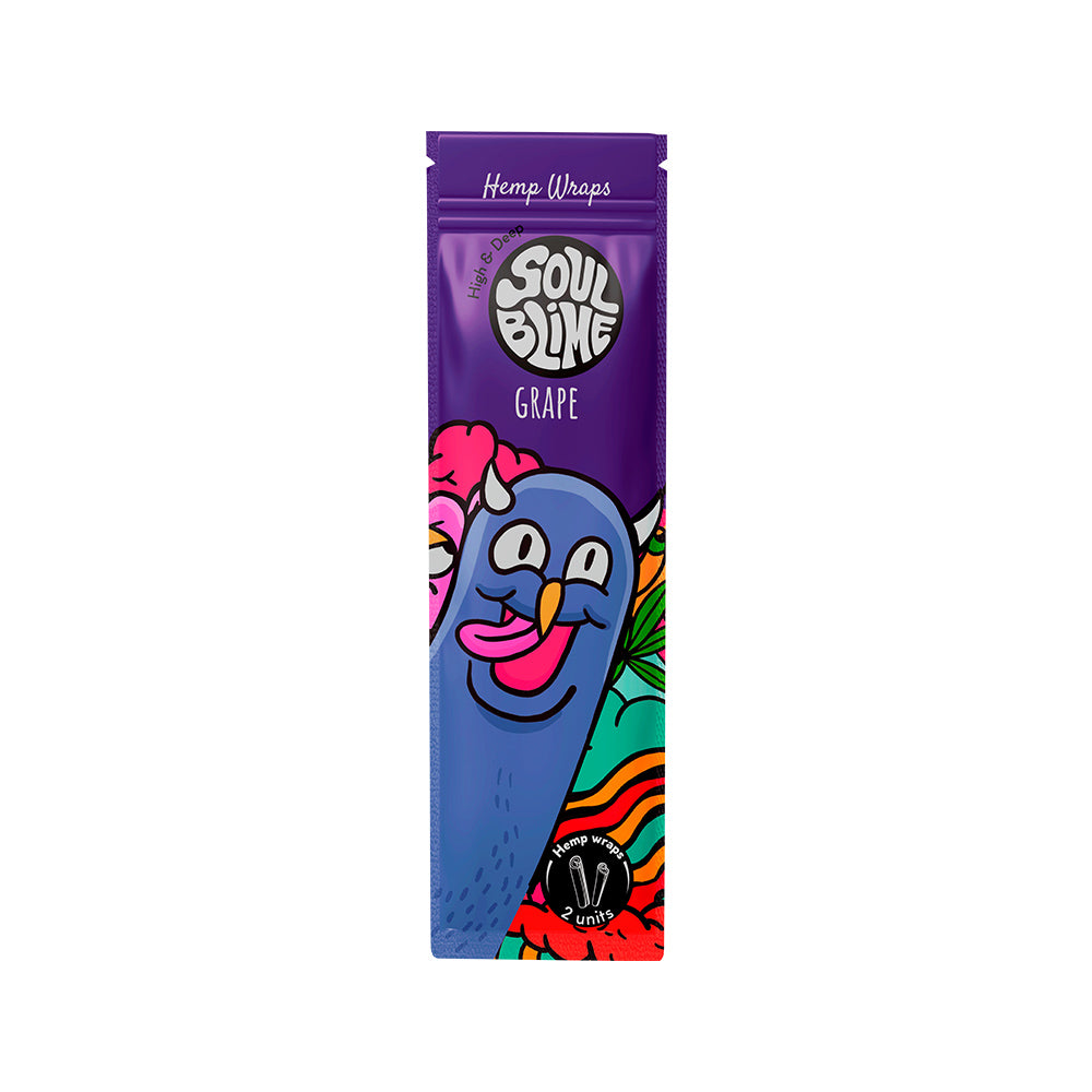 Blunt Hemp Wrap x2 Sabor Uva - Soulblime