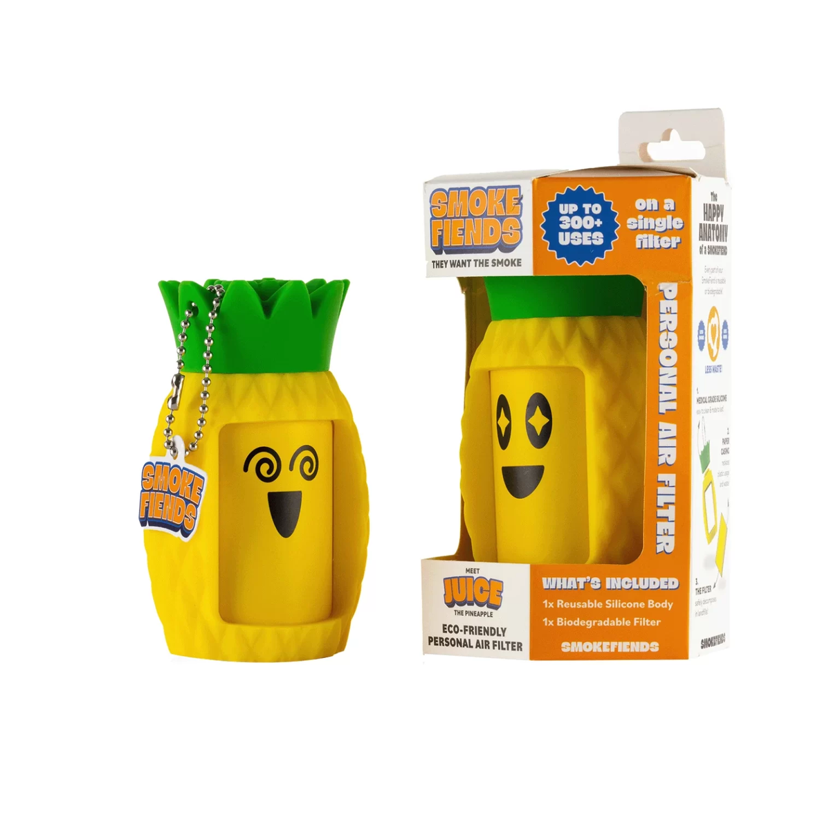 Filtro De Aire Personal Ecologico Juice The Pineapple - Smoke Fiends