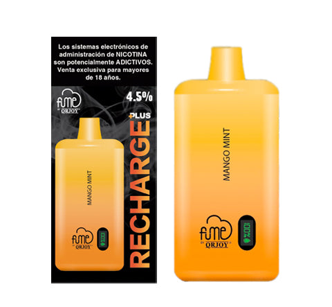 Vape Fume 10.000 Puff Recharge Plus 4,5% Nic Mango Mint
