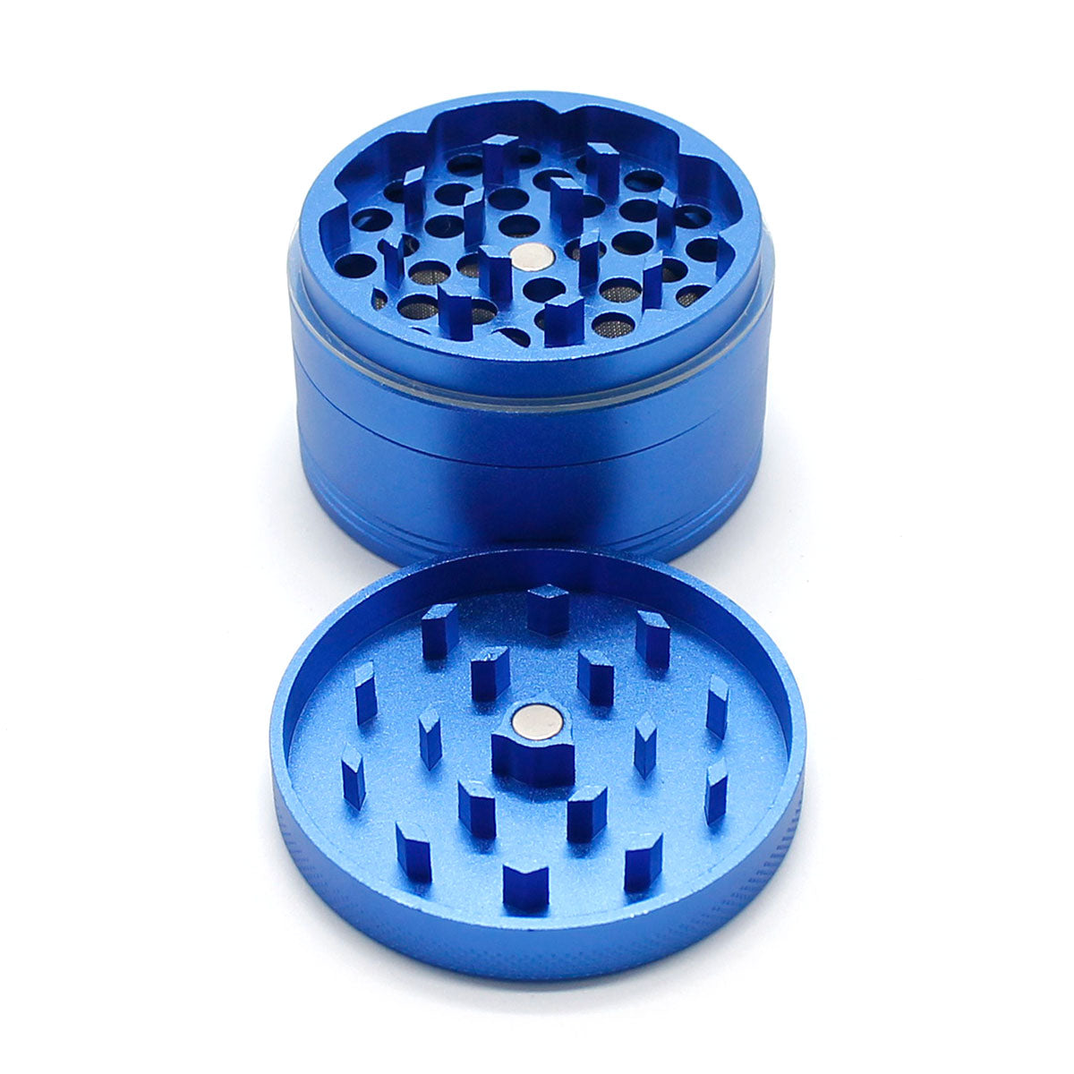 Moledor Metalico Lite Azul 50mm - Calvo Glass