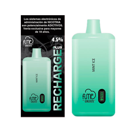 Vape Fume 10.000 Puff Recharge Plus 4,5% Nic Mint Ice