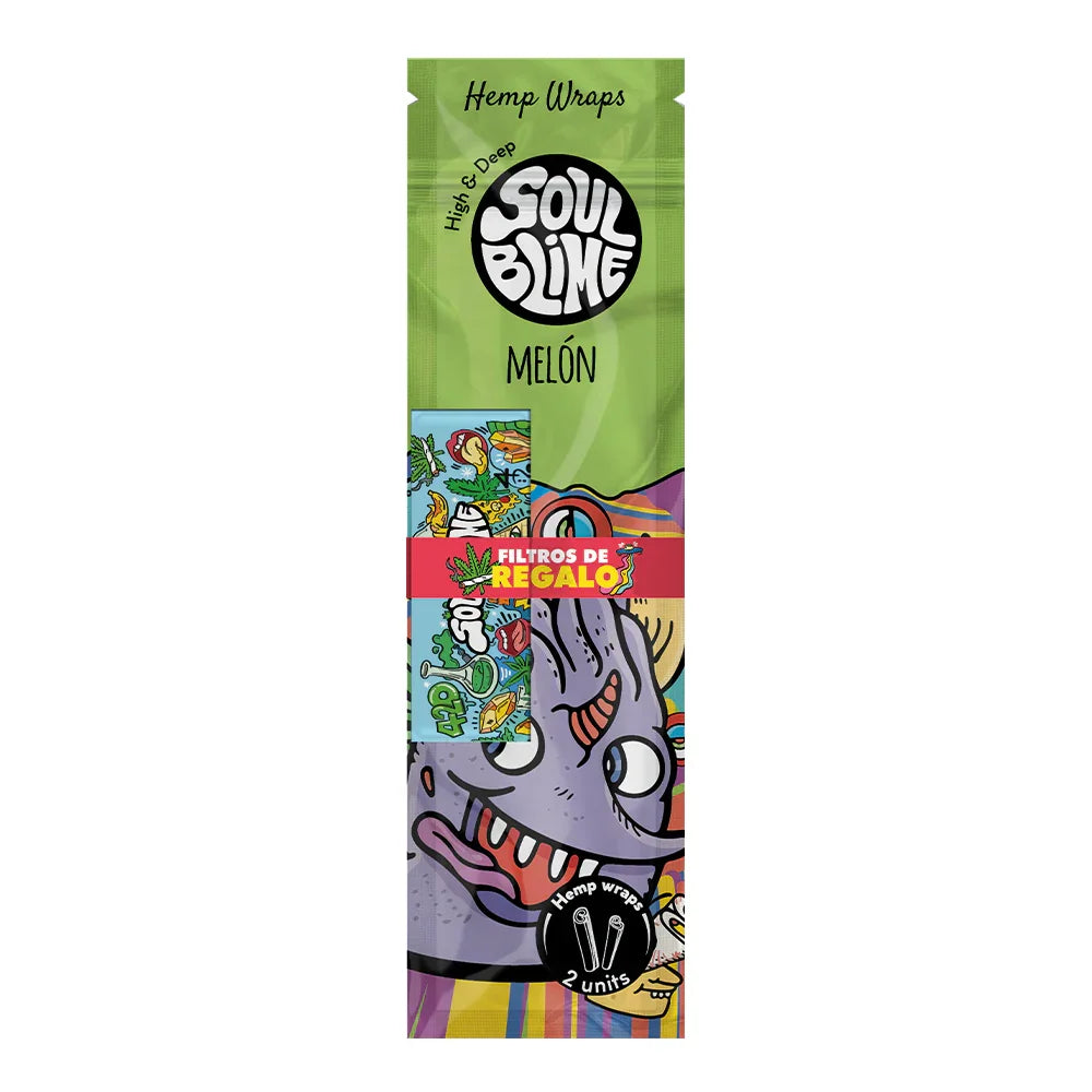 Blunt Hemp Wrap x2 Sabor Melon - Soulblime