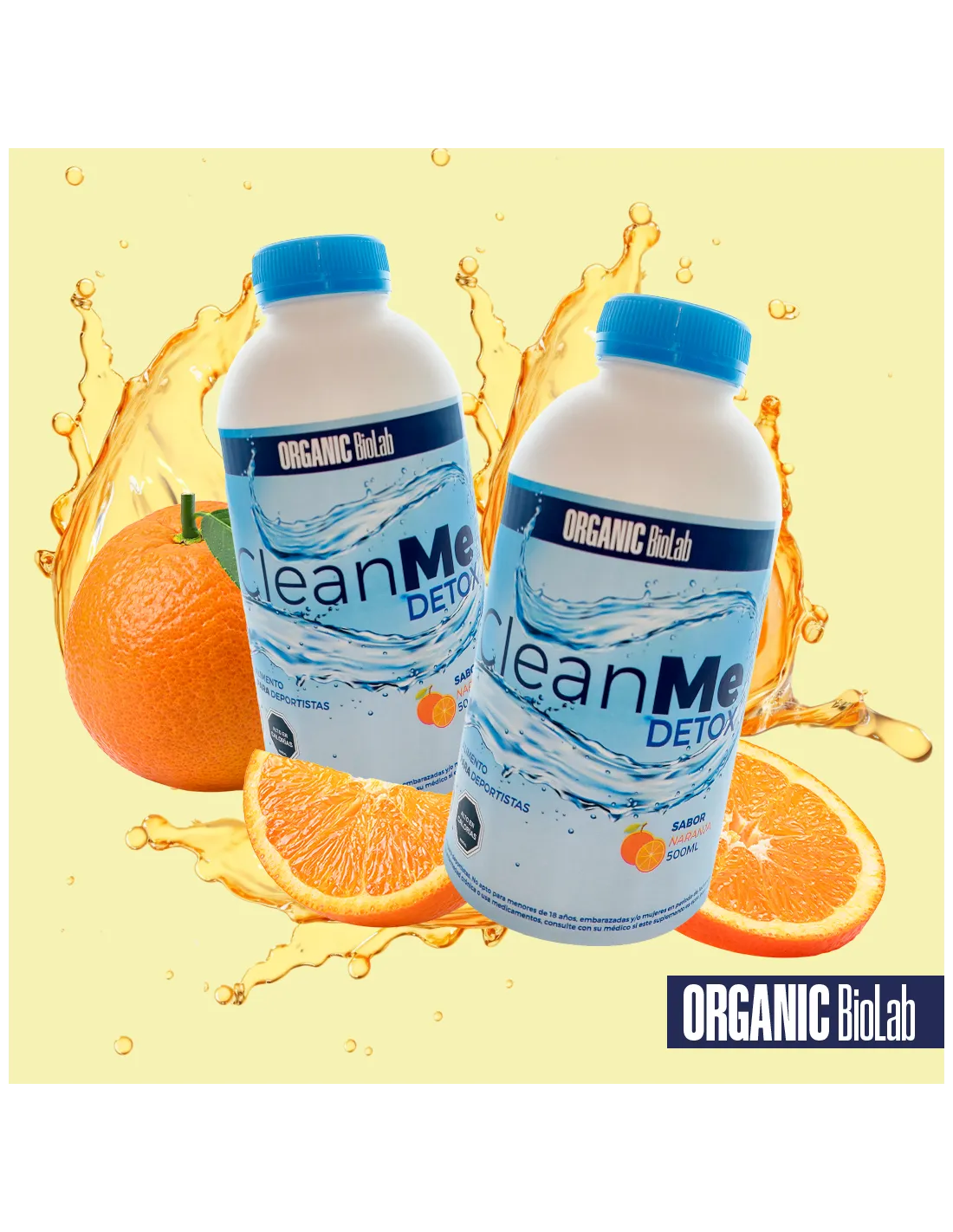 Limpiador de Orina Detox Naranja 500ml - Organic BioLab