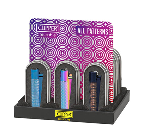 Encendedor Clipper Metalico All Patterns