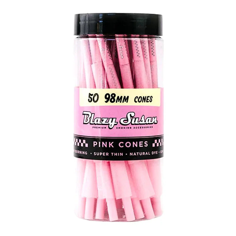Conos Pre Roll Pink 98MM Jar 50 unidades - Blazy Susan