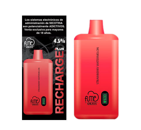 Vape Fume 10.000 Puff Recharge Plus 4,5% Nic Strawberry Watermelon