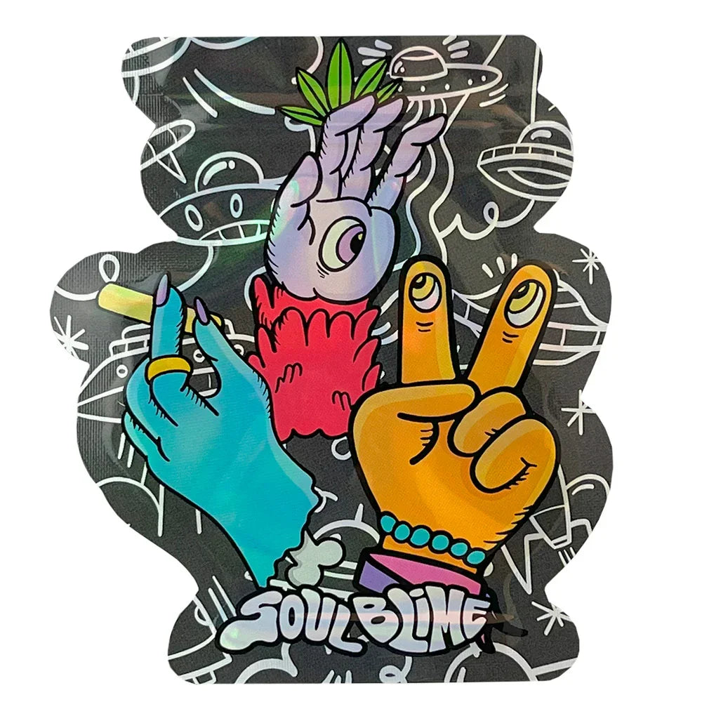 Bolsita Hermetica Antiolor hand of peace - Soulblime