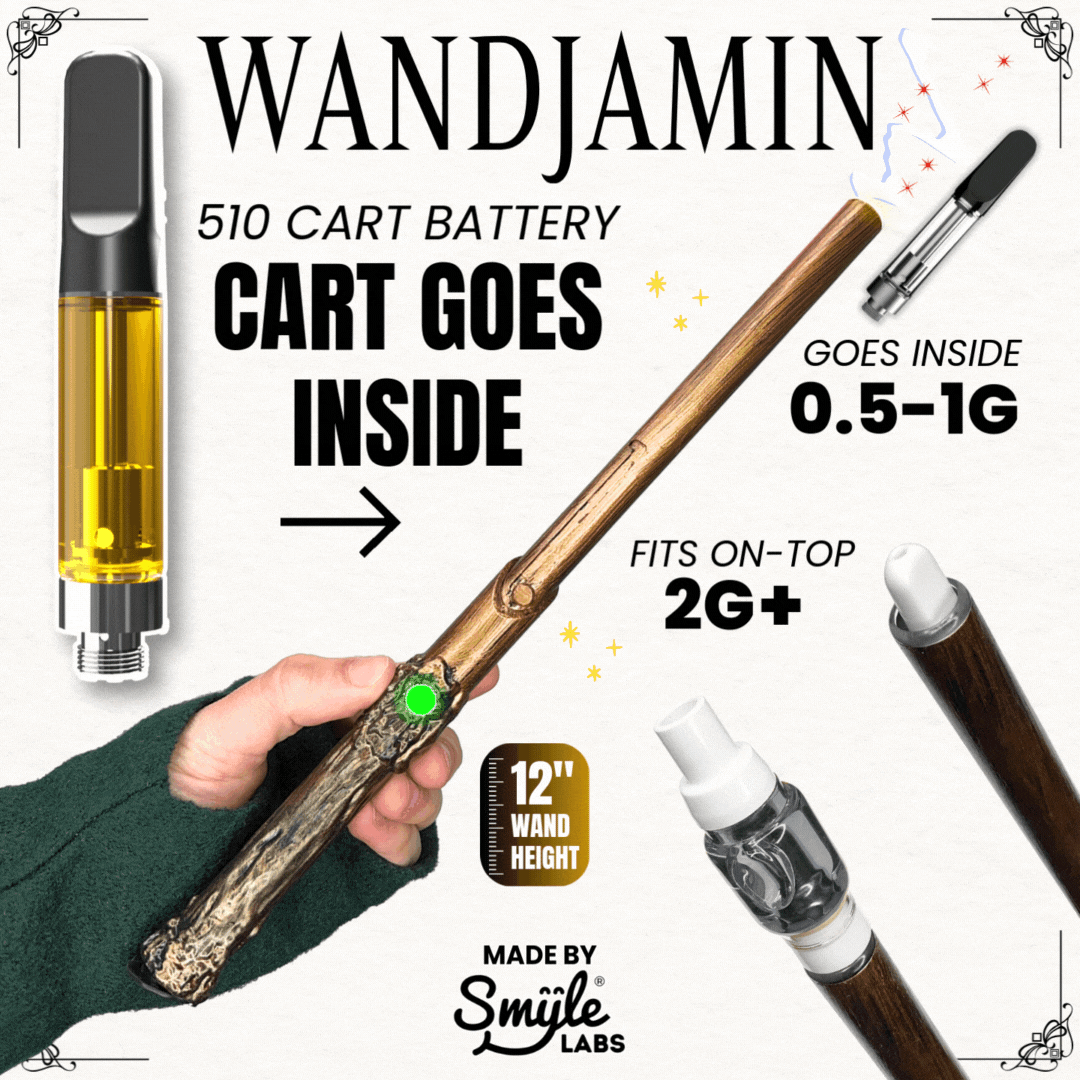 Wandjamin Cart Batería con LED Light y Función Para Ocultar - Smyle(TM) Labs