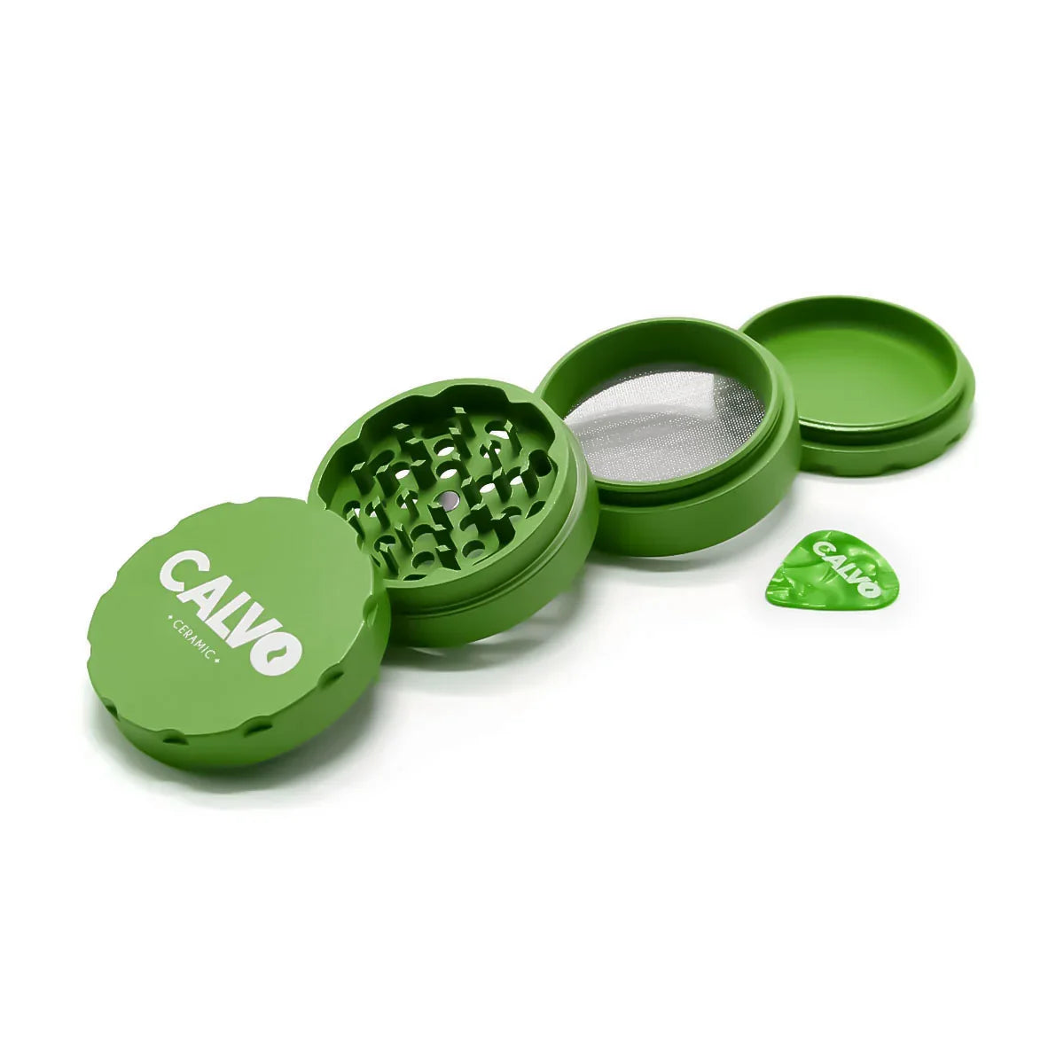 Moledor Ceramico Verde 63mm Calvo Glass