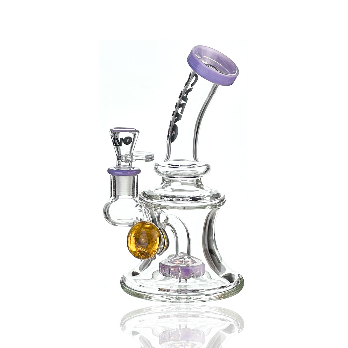 Bong Sphere Dragon Rig Purple 20 cm Calvoglass