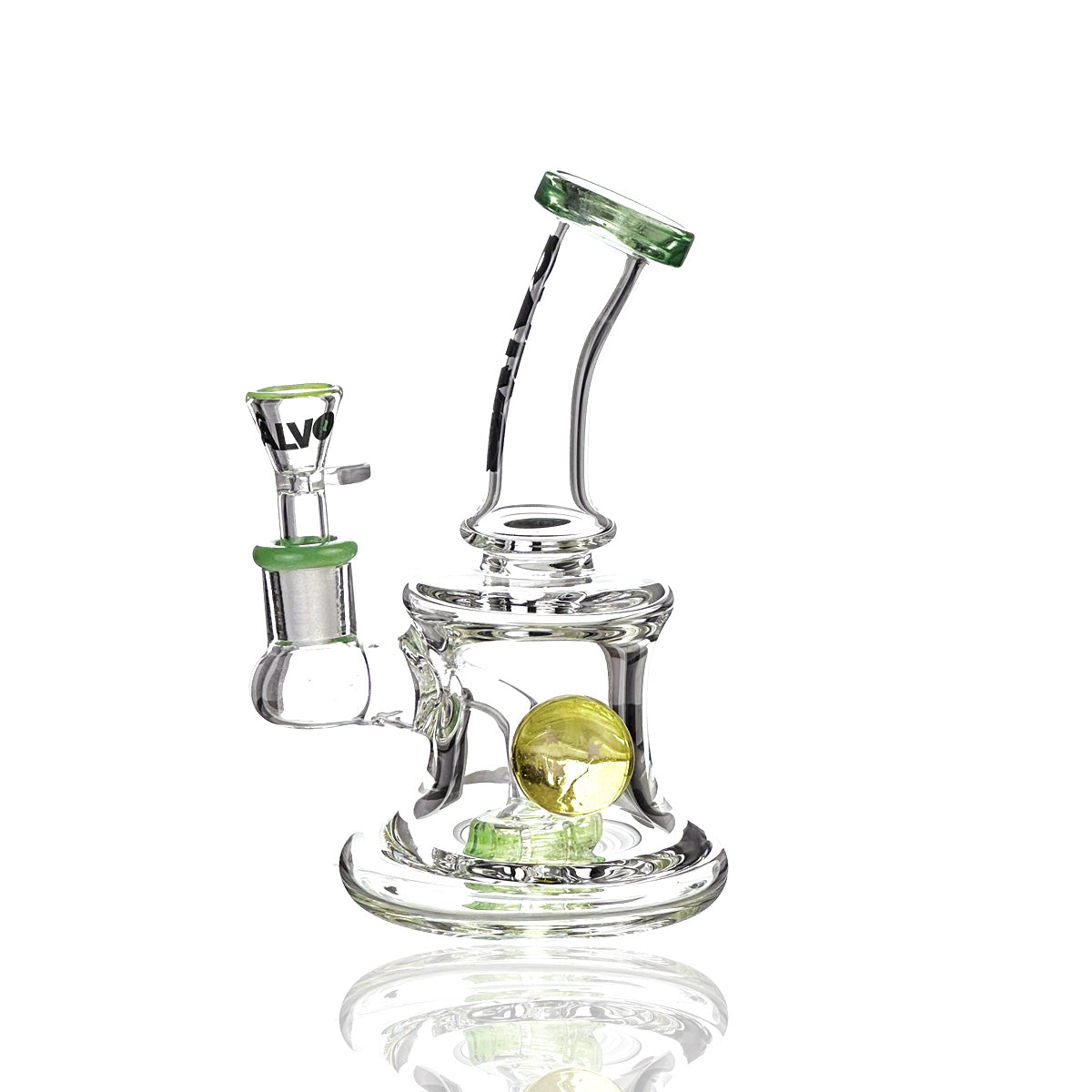 Bong Sphere Dragon Rig Green 20 cm Calvoglass