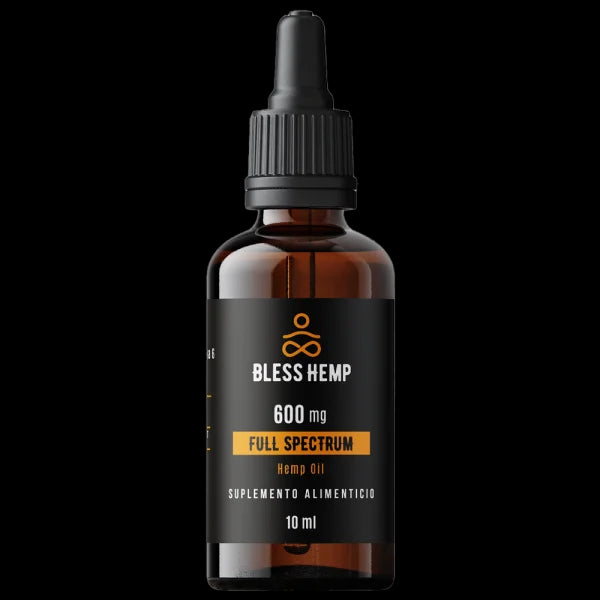 Aceite de CBD Bless Hemp 10ml - 600 mg