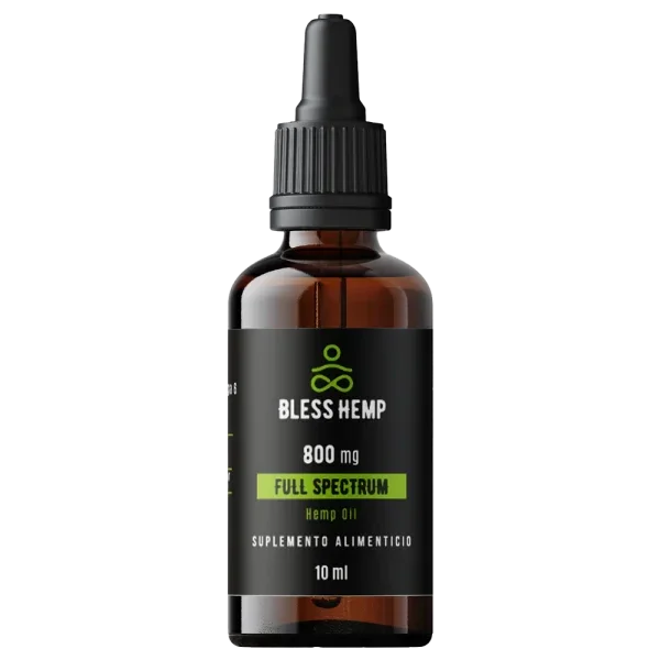 Aceite de CBD Bless Hemp 10ml - 800 mg