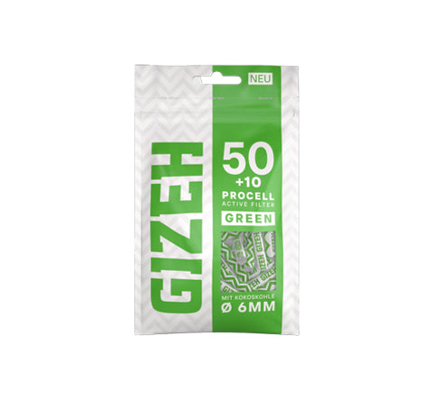 Filtros De Carbon Activado Procell Green 50u - Gizeh