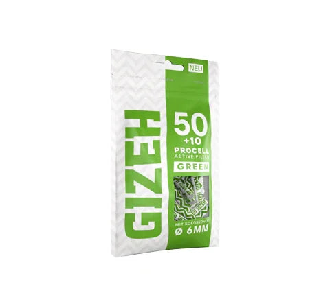 Filtros De Carbon Activado Procell Green 50u - Gizeh