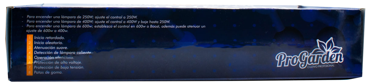 Balastro Electrónico Regulable Extra Lumen 250-400-600W Pro Garden