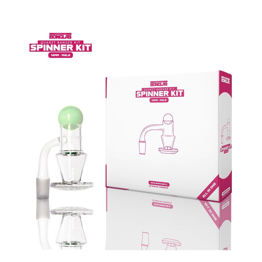 Banger Spinner Kit Macho 14mm Bonglab