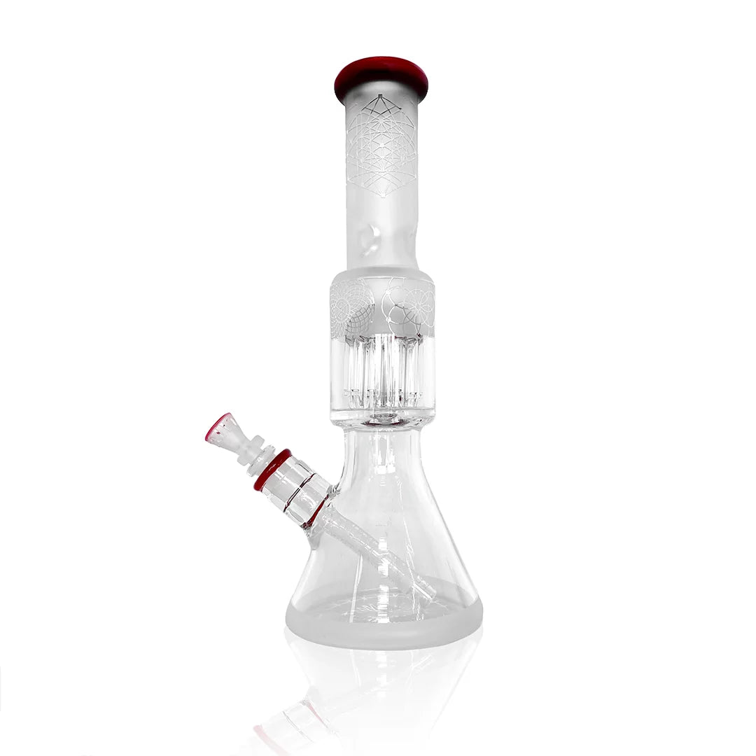 Beaker Arenado Red 40 cm Calvoglass