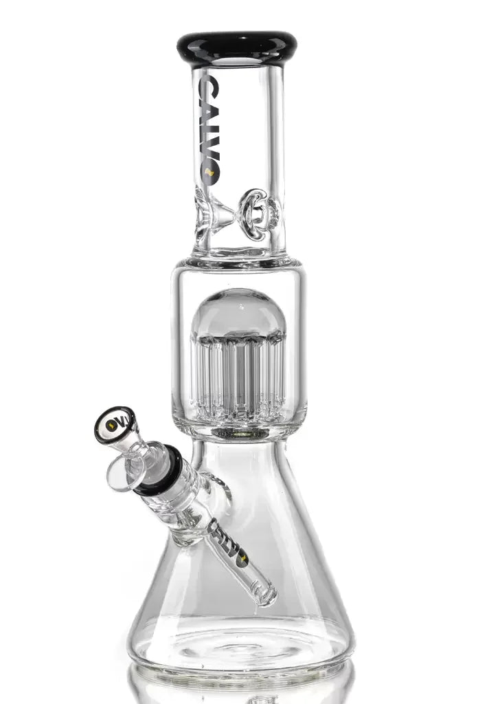 Beaker Tree Perc Black M 35 cm Calvoglass
