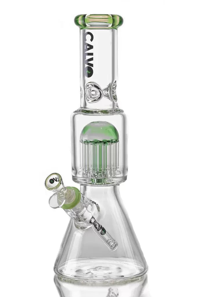 Beaker Tree Perc Green M 35 cm Calvoglass