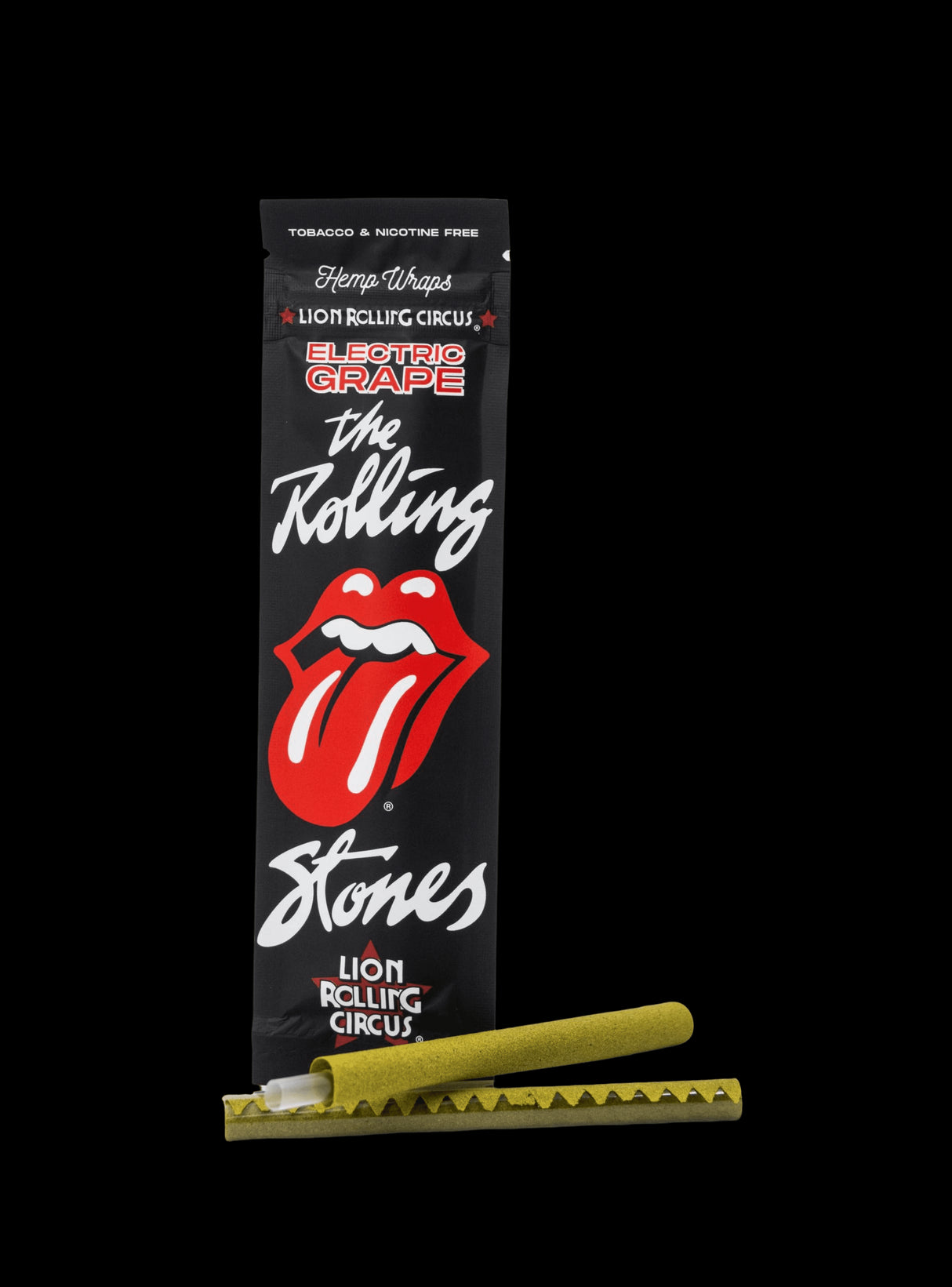 Blunt Hemp Wrap Rolling Stones Electric Grape - Lion Rolling Circus
