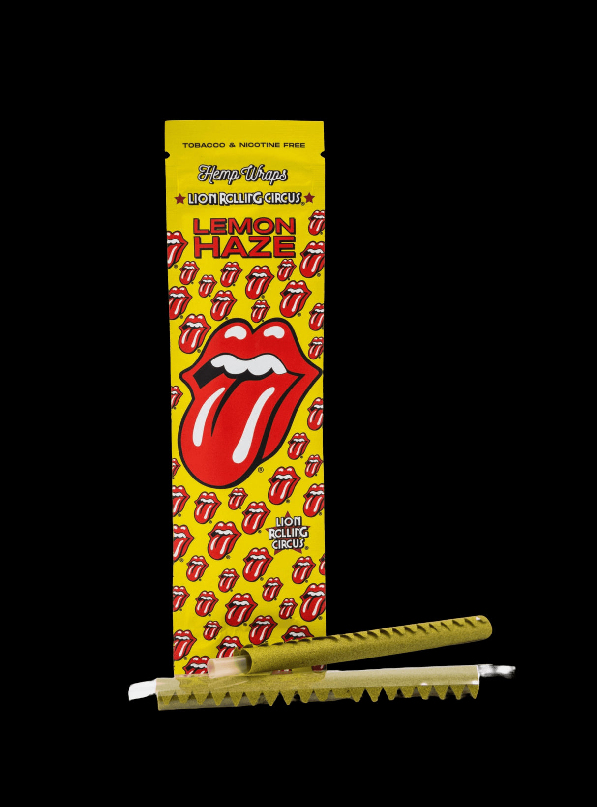 Blunt Hemp Wrap Rolling Stones Terpeno Lemon Haze - Lion Rolling Circus