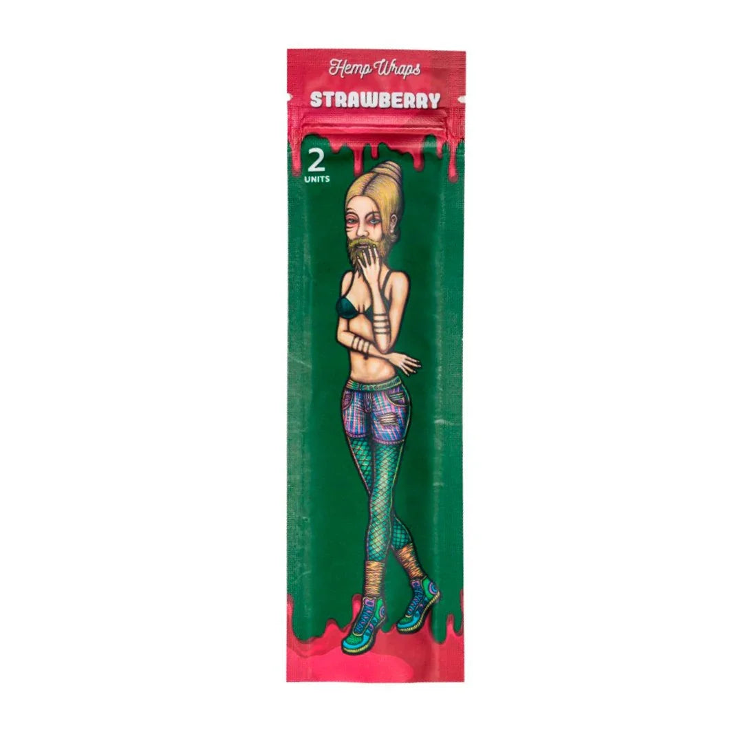 Blunt Hemp Wrap Strawberry - Lion Rolling Circus