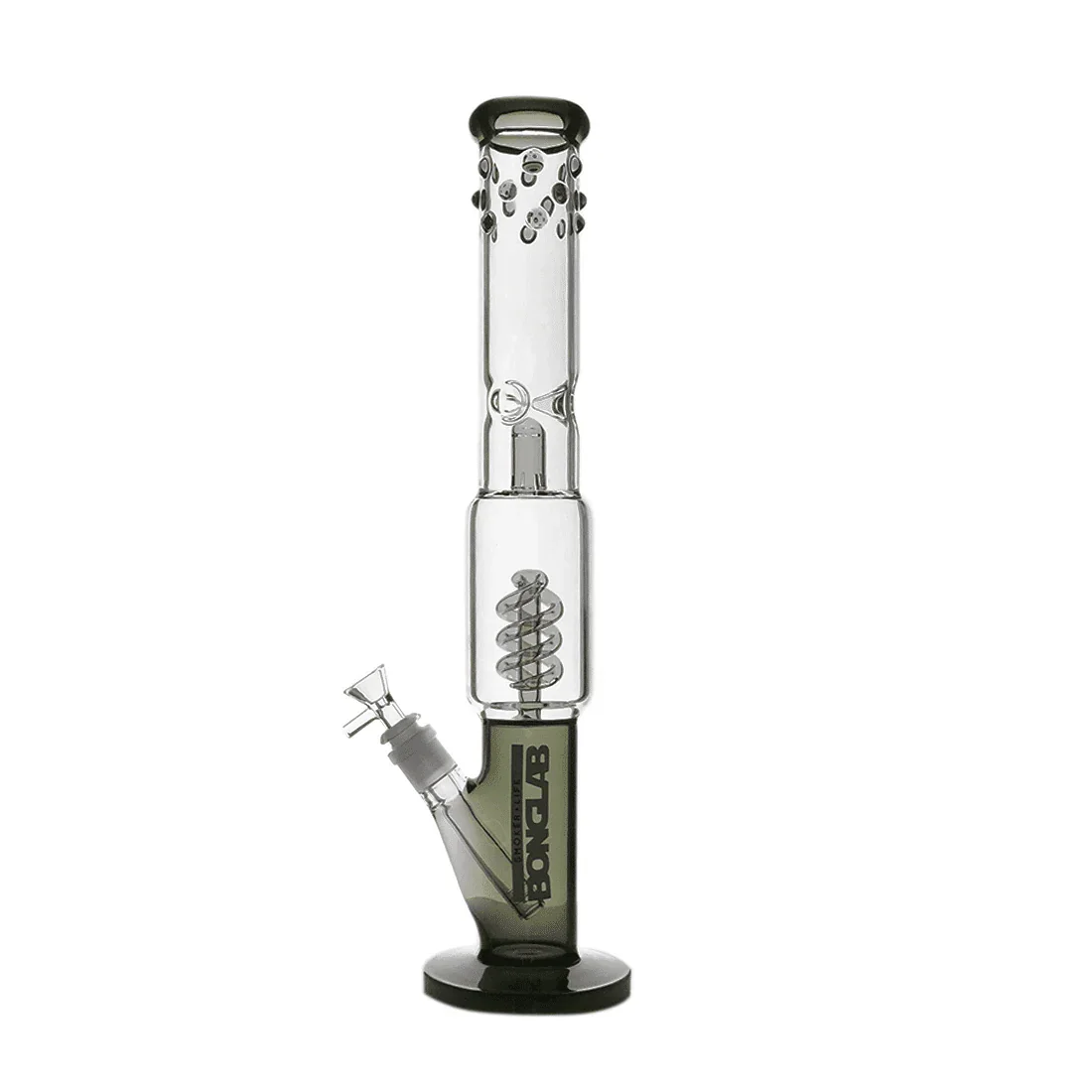 Bong Big Blow Clear Black 44cm Bonglab