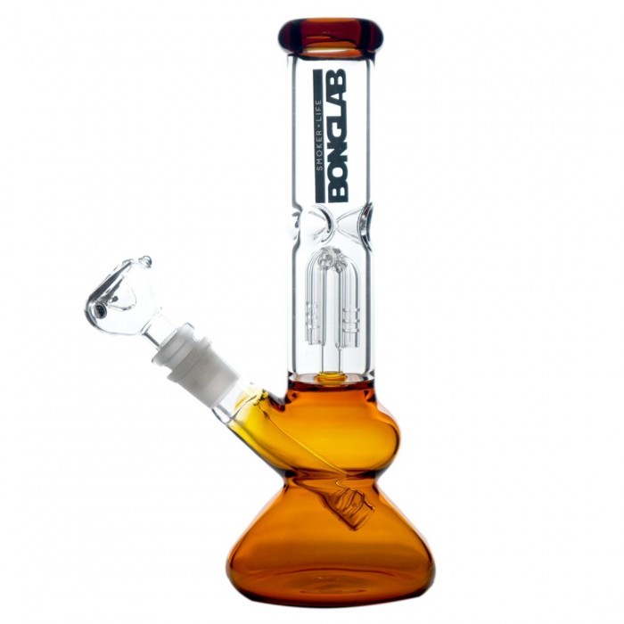 Bong de pyrex W06 Fat Candy de 25 cm Brown