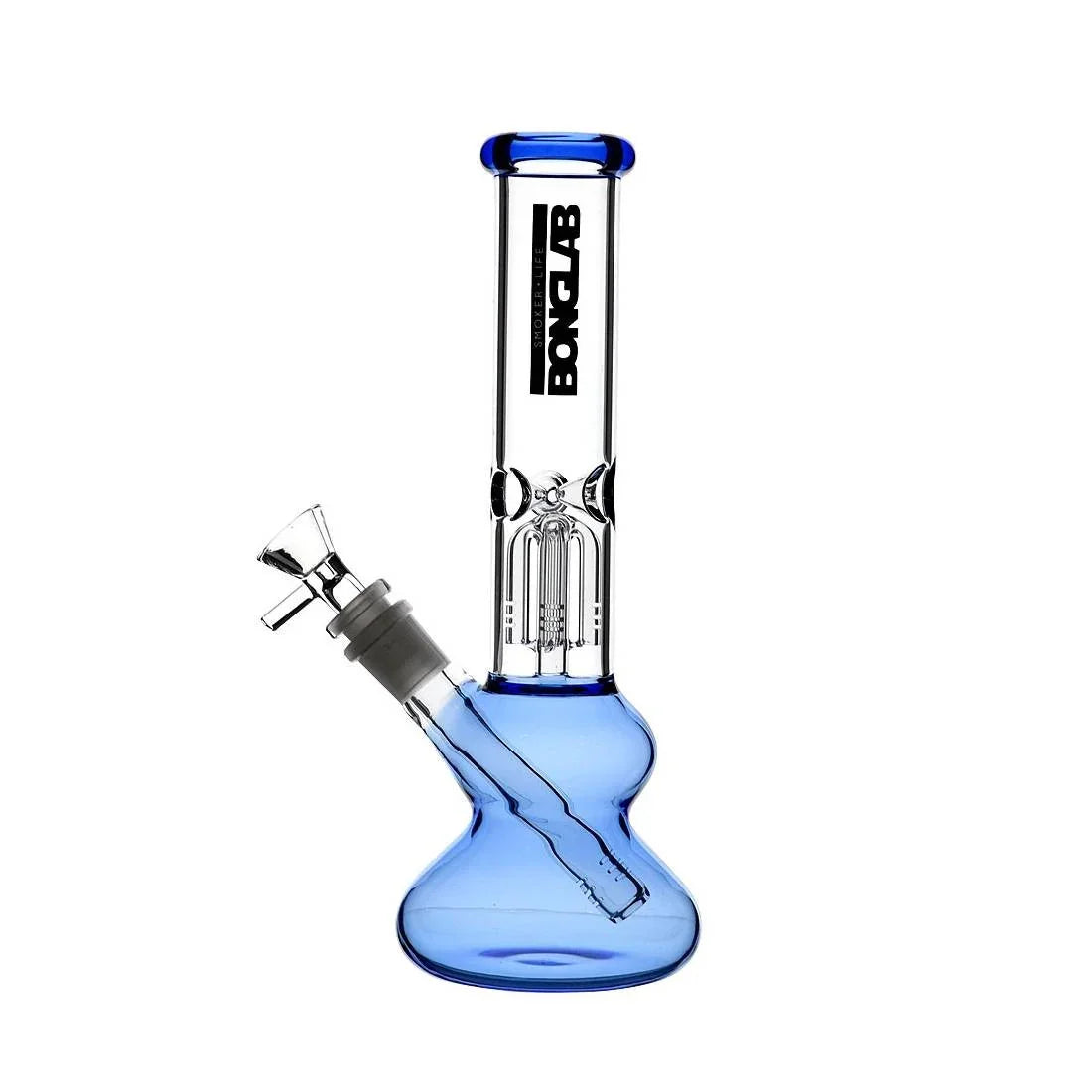 Bong de pyrex W06 Fat Candy de 25 cm Clear Blue