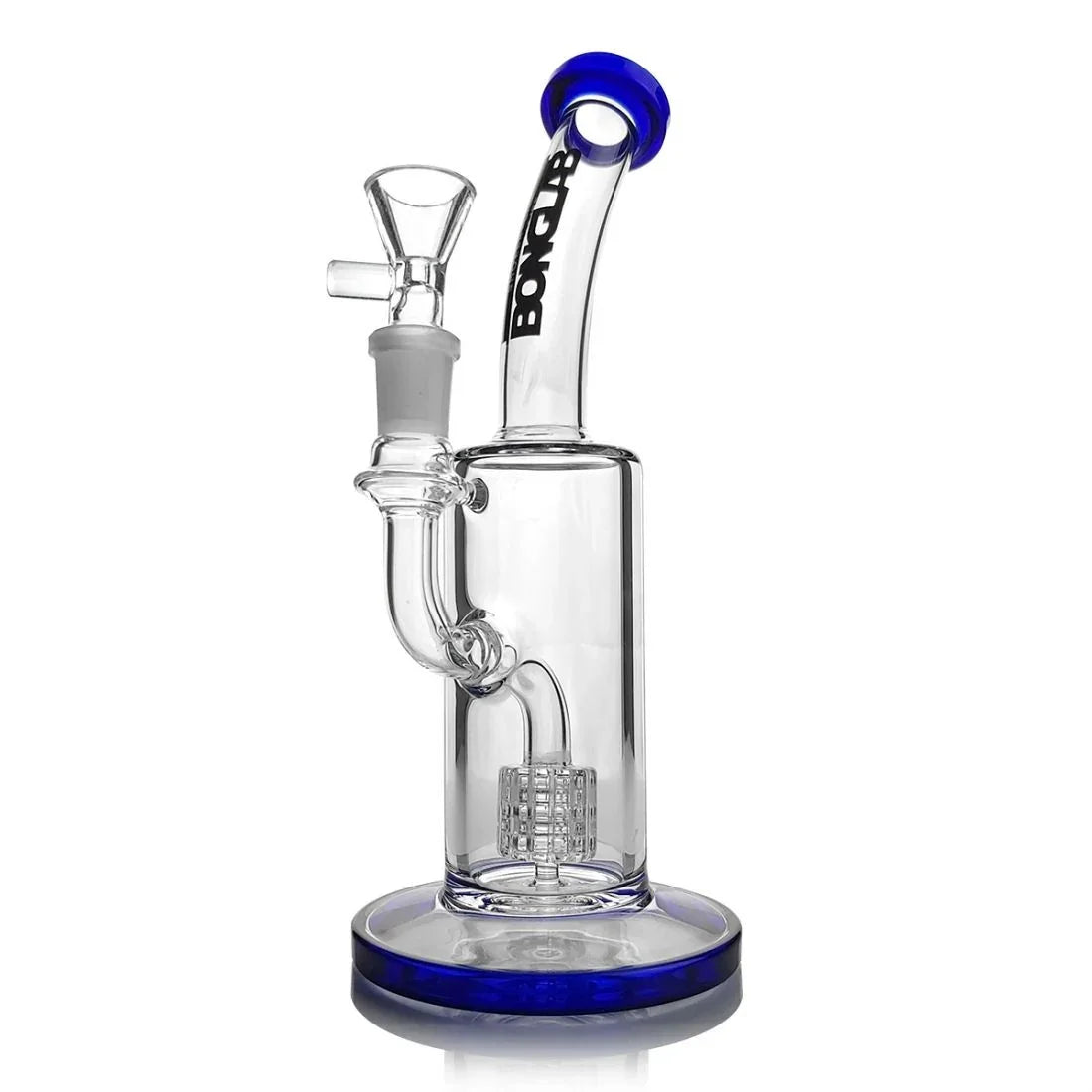 Bong Pyrex CUBE X2 20CM Bonglab Blue