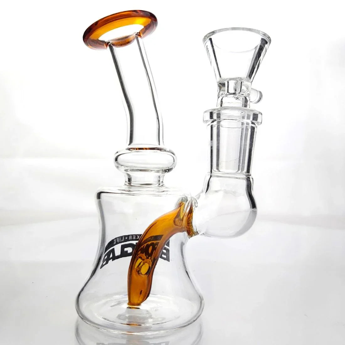 Bong Pyrex Tiny Bell Km4 10.5Cm Amber