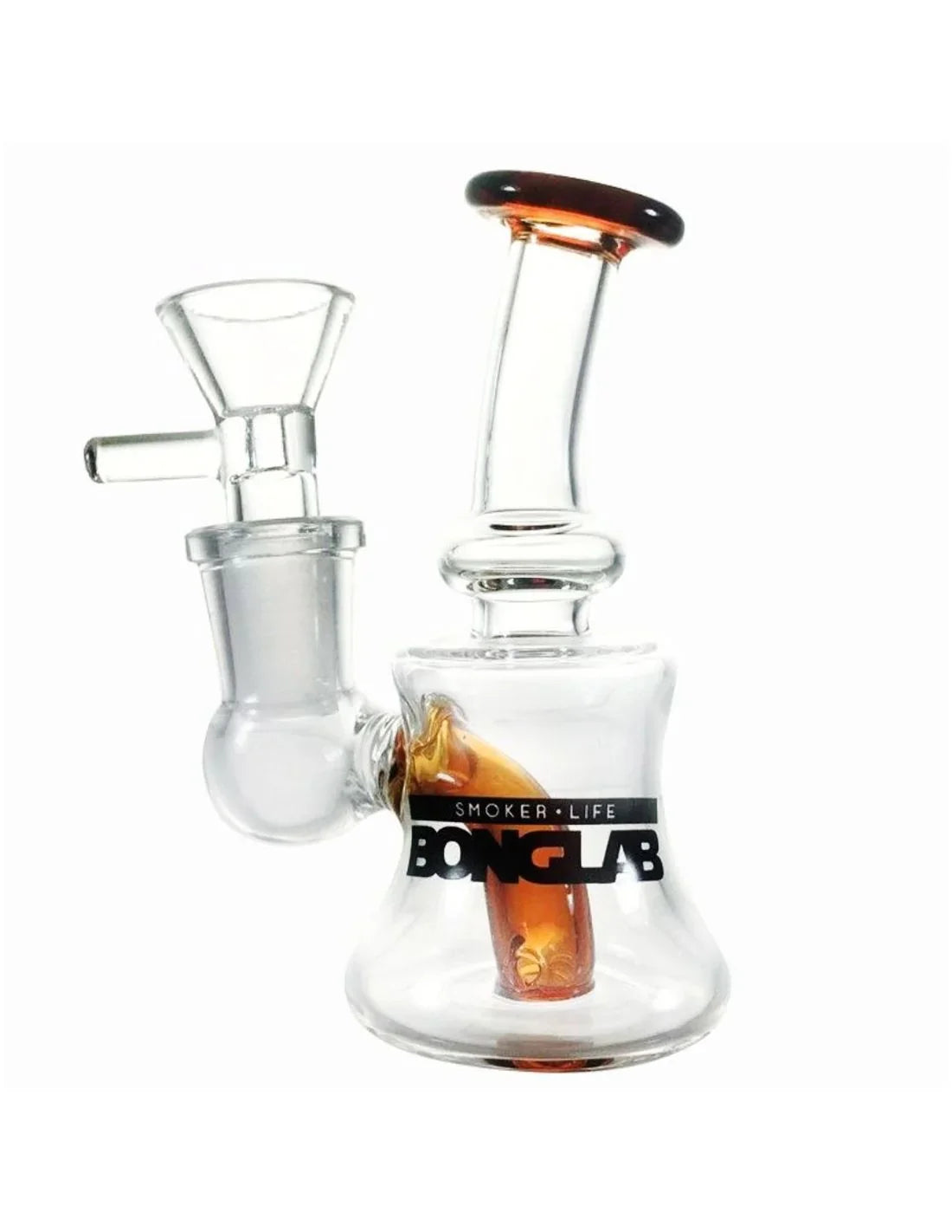 Bong Pyrex Tiny Bell Km4 10.5Cm Amber