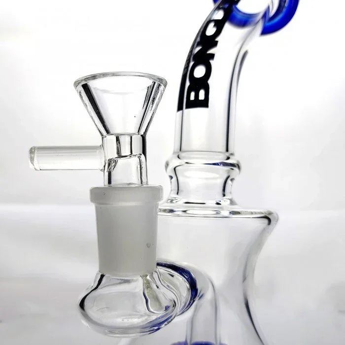 Bong Pyrex X5 Pocket Bell 17Cm Blue