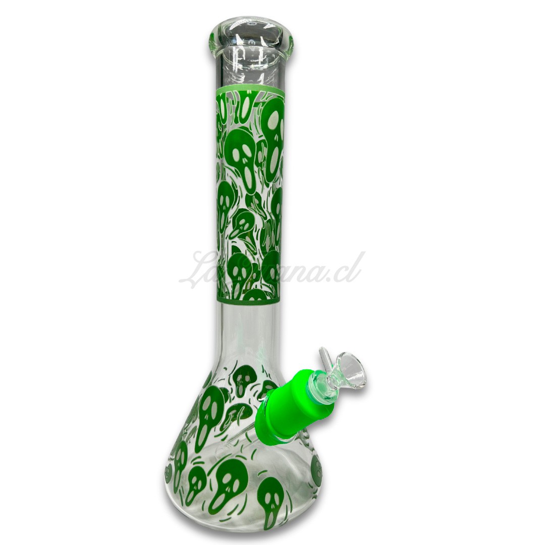 Bong Scream Green 35cm
