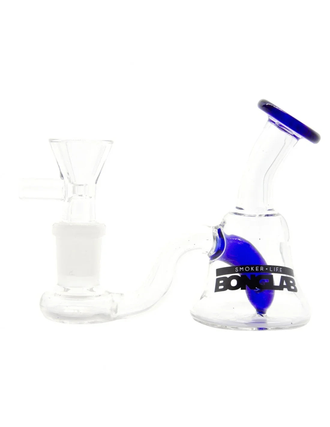 Bong Tiny Bell Extended 9cm Blue Bonglab