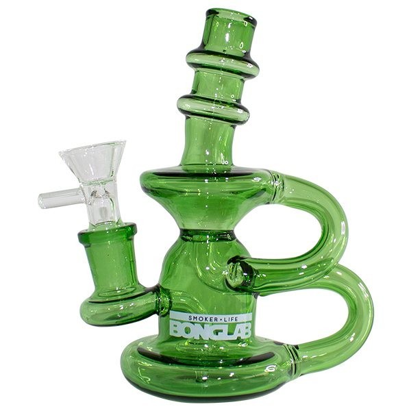 Bong de pyrex R3 de 13 cm Green