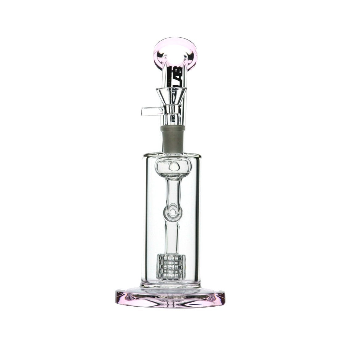 Bong Pyrex CUBE X2 20CM Bonglab Pink